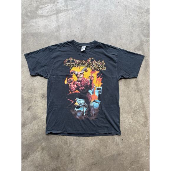 Vintage Ozzfest 2005 Devil Band Tee Tour Shirt Ozzy Osbourne Heavy Metal Rock XL - Picture 1 of 11